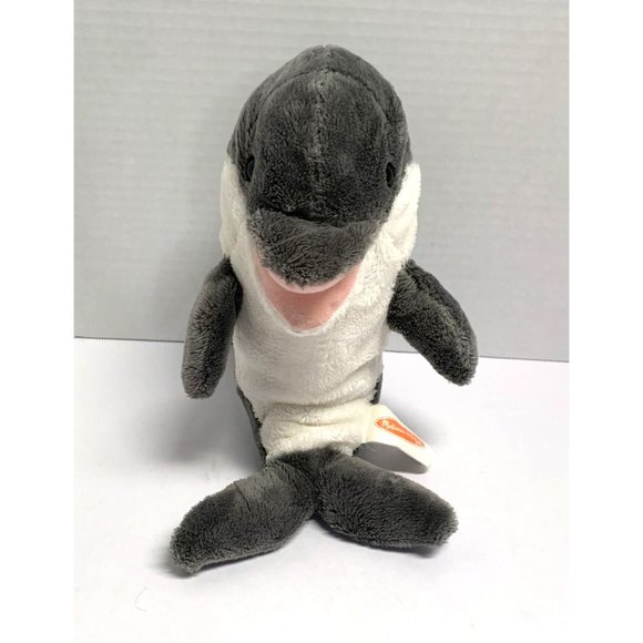 Melissa and Doug Plush Stuffed Animal Toy Dolphine Gray White Skimmer - Picture 1 of 5